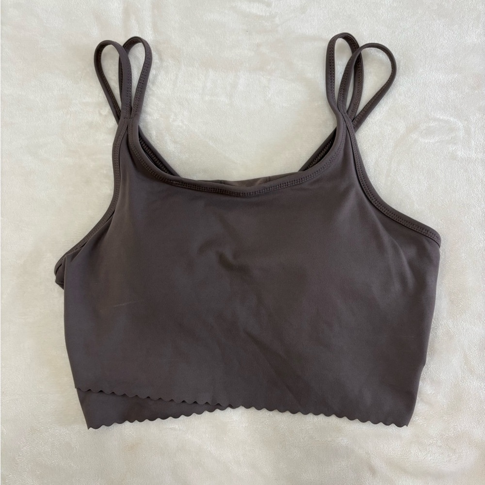 Danskin Mauve Double Strap Top
